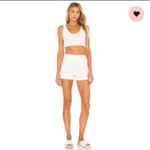 Cozy Fuzzy Short Set Lovers + Friends NWT